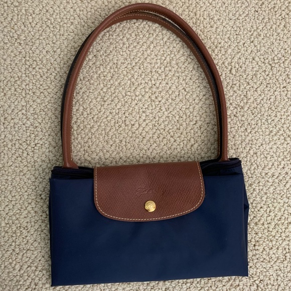 Longchamp Large Le Pliage Tote (Navy Blue) - Picture 1 of 3